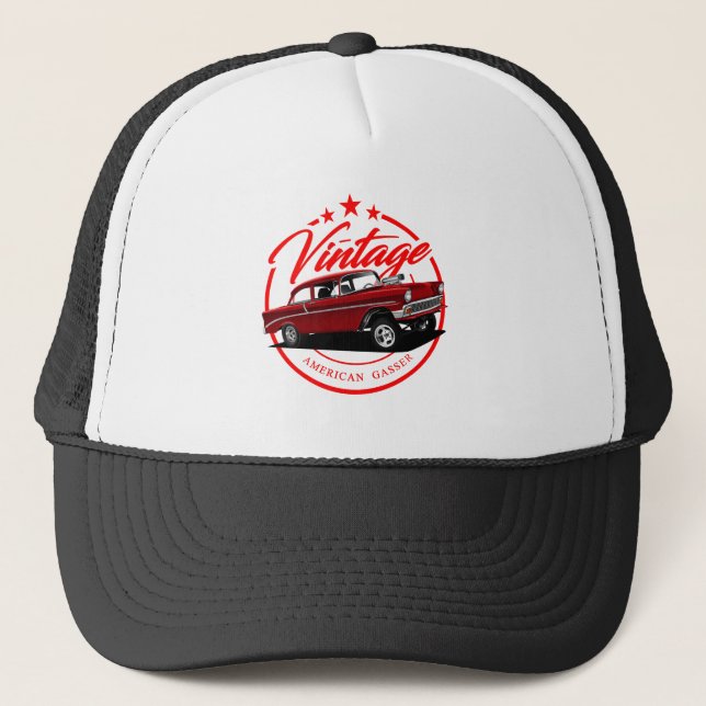 Vintage Old Gasser Truckerkappe (Vorderseite)