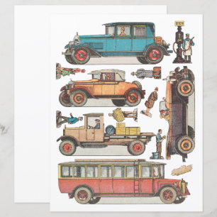 Vintage Oldtimer die Kappenblatt