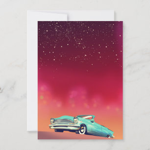 Vintage Oldtimer Einladung