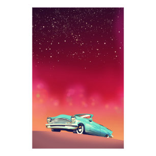 Vintage Oldtimer Fotodruck