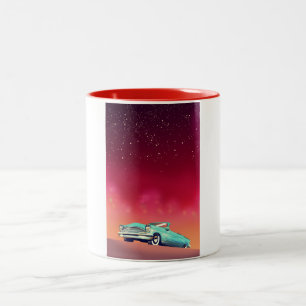 Vintage Oldtimer Zweifarbige Tasse