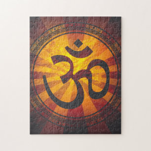 Vintage Om-Symbol Puzzle