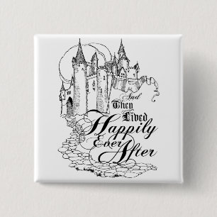 Vintage-Once-Upon-a-Time-Bekleidung, Dekorationen Button