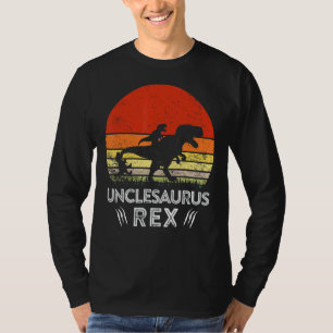 Vintage Onkelosaurus Rex Dinosaurier passende Fami T-Shirt