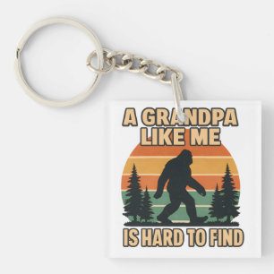 Vintage Opa Bigfoot Retro Sasquatch Lustig Schlüsselanhänger
