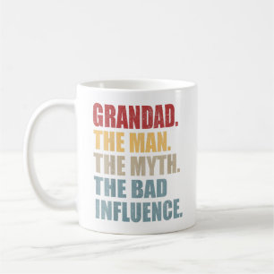 Vintage Opa Der Mann der Mythos der schlechte Einf Kaffeetasse