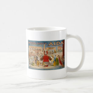 Vintage-Oper-Aida-Kunstwerk Tasse