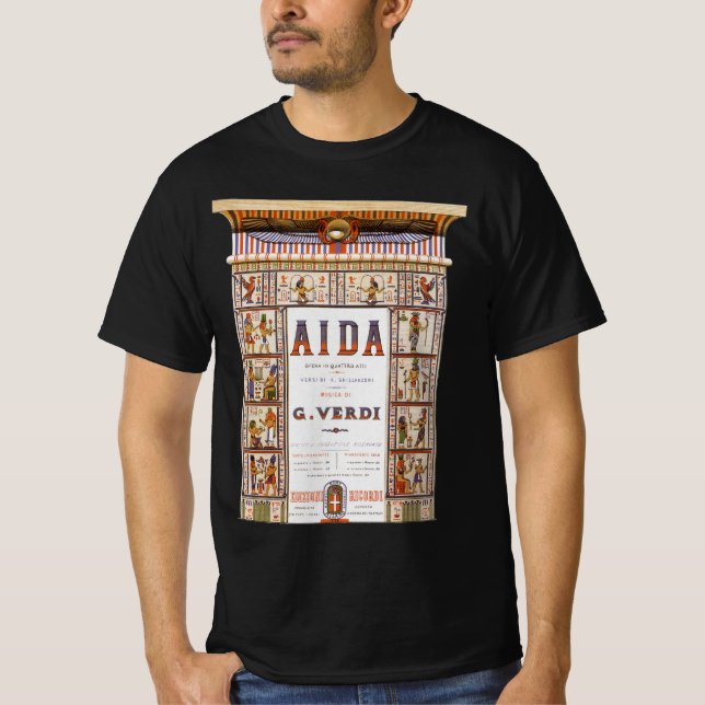 Vintage Opernmusik, ägyptische Aida von Verdi T-Shirt