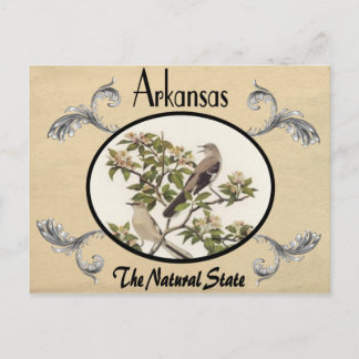 Vintage-Optik alte Postkarte Arkansas Staat