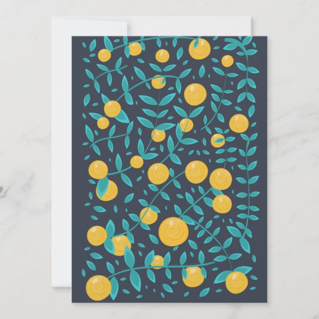 Vintage Orange Frucht (Vorderseite)