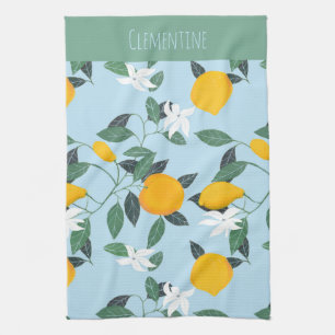 Vintage orange Frucht italienisches Küchentuch