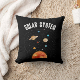 Vintage Orbits der Planeten Astronomie Lover Kissen