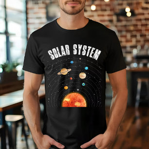 Vintage Orbits der Planeten Astronomie Lover T-Shirt