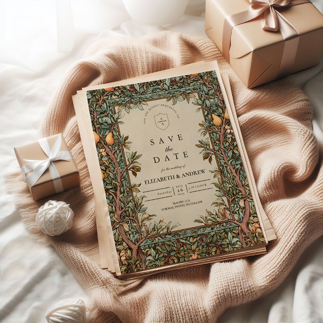 Vintage Orchard-Hochzeit Save The Date (Von Creator hochgeladen)