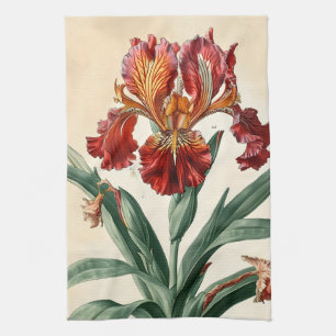 Vintage Orchidee Geschirrtuch