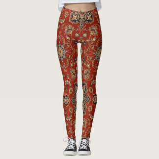 Vintage orientalische persische Wolldecke-Leggings Leggings