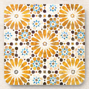 Vintage-orientalisches islamisches Musterdesign Untersetzer