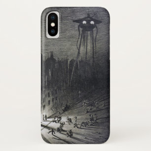 Vintage originale Alien-Invasion Sci-Fi schwarz gr Case-Mate iPhone Hülle
