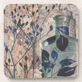 Vintage Originalflaschen und Foliage Getränkeuntersetzer