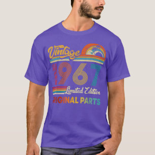 Vintage Originalteile 1967 Männer Frauen 55 Jahre T-Shirt