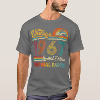 Vintage Originalteile 1967 Männer Frauen 55 Jahre  T-Shirt