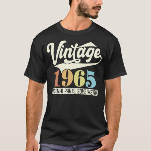 Vintage Originalteile von 1965, einige tragen Retr T-Shirt