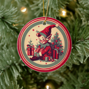 Vintage Ornament des Weihnachtsmannes