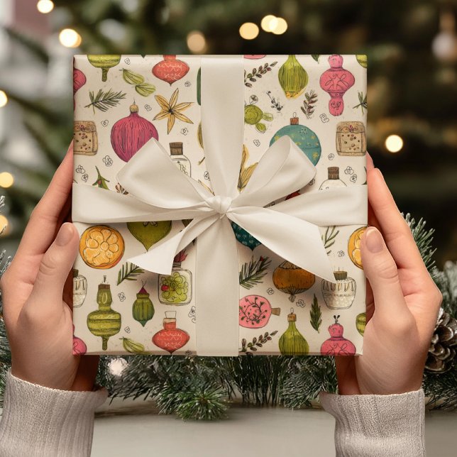 Vintage Ornament Pattern Geschenkpapier (Von Creator hochgeladen)