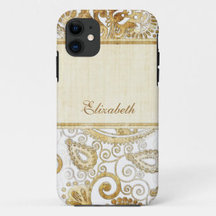 Vintage Ornamental Blumen 5 Case-Mate iPhone Hülle