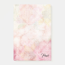 Vintage Ornamentalmuster-Nachhinweise Post-it Klebezettel