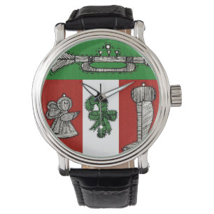 Vintage Ornamente Armbanduhr