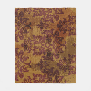 Vintage Ornamente, barocke Rokoko-Textur. Fleecedecke