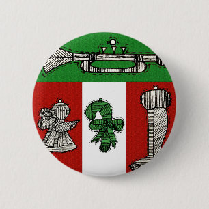 Vintage Ornamente Button
