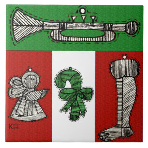 Vintage Ornamente Fliese