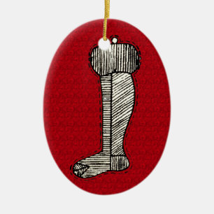 Vintage-Ornamente Keramikornament