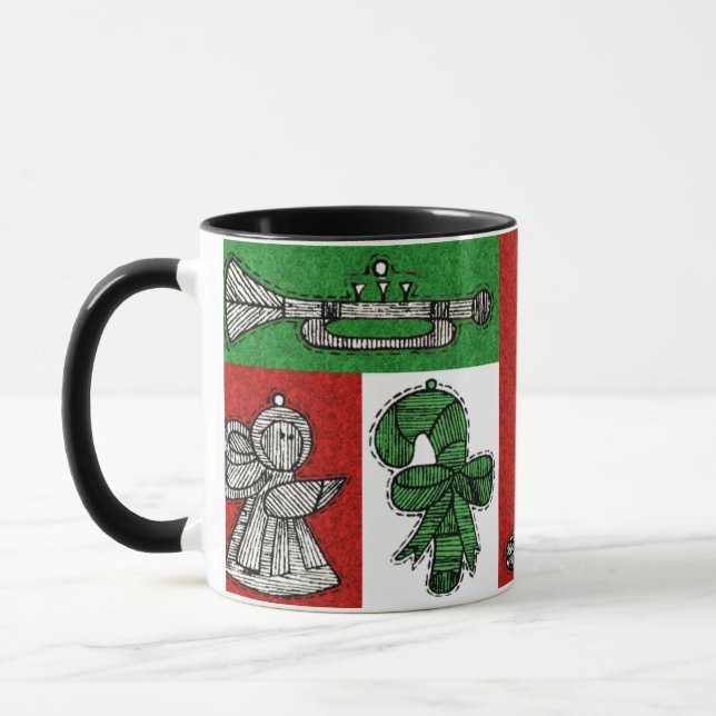 Vintage Ornamente Tasse (Links)