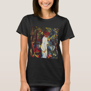 Vintage Orphismus, Paar im Wald von Macke T-Shirt