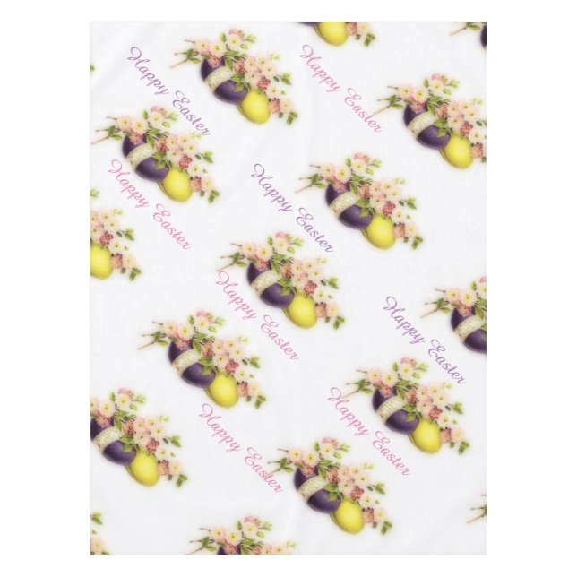 Vintage Ostereier Tischdecke (Vorderseite)