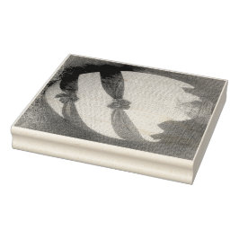 Vintage Ostereierdame Gummistempel