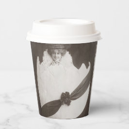 Vintage Ostereierdame Pappbecher