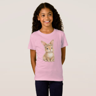 Vintage-Osterhase-Kaninchen-Ei-Aquarell T-Shirt