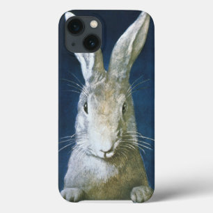 Vintage-Osterhase, süßer flauschiger weißer Hase Case-Mate iPhone Hülle