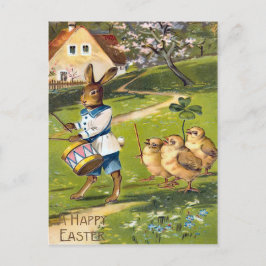 Vintage Osterhasen-Postkarte Feiertagspostkarte