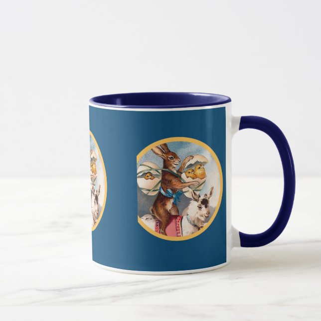 Vintage Osterhasen-Tasse Tasse (Rechts)