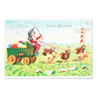 Vintage-Osterillustrationen Fotodruck