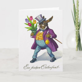 Vintage Osterkarte Feiertagskarte