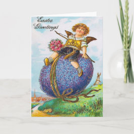 Vintage Osterkarte Feiertagskarte