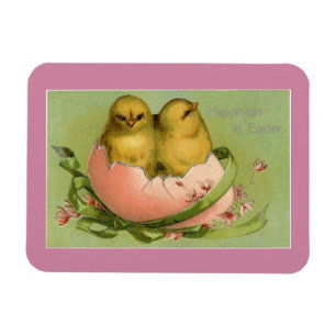 Vintage-Osterküken Magnet