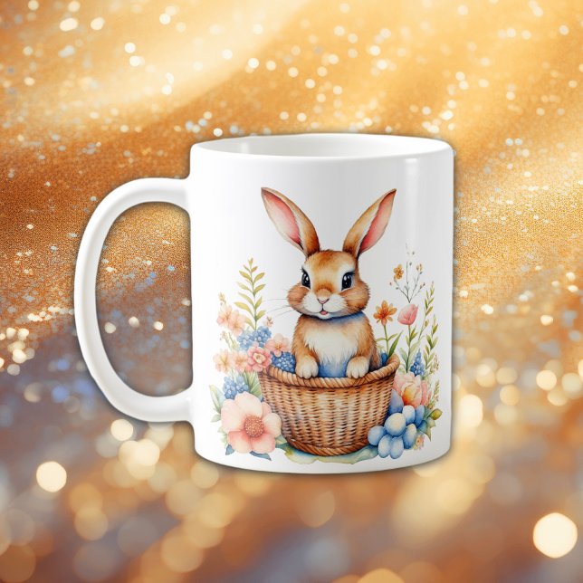 Vintage Ostern Bunny Personalisiert Kaffeetasse (Von Creator hochgeladen)