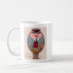 Vintage Ostern Ei Man Spaß Mensch Kaffeetasse